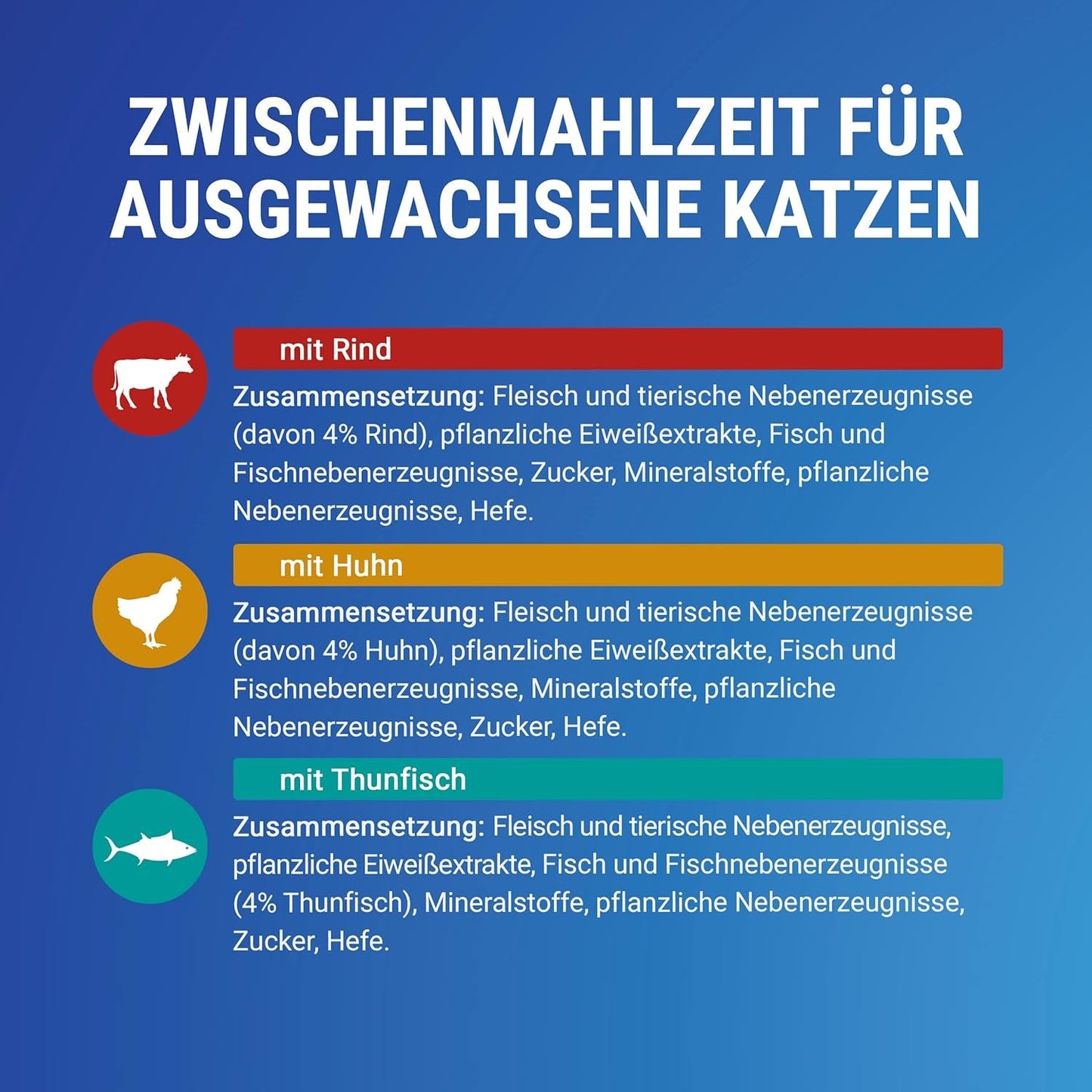 Felix Suppenstreifen, Katzensuppe, gemischte Sorte, 8er Pack (8 x 6 Beutel à 48g)