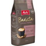 Melitta Barista Classic Crema Forte, Whole Kaffee-Bohnen 1kg, ungemahlen, Kaffeebohnen für Kaffee-Vollautomat, kräftige Röstung, Stärke 4