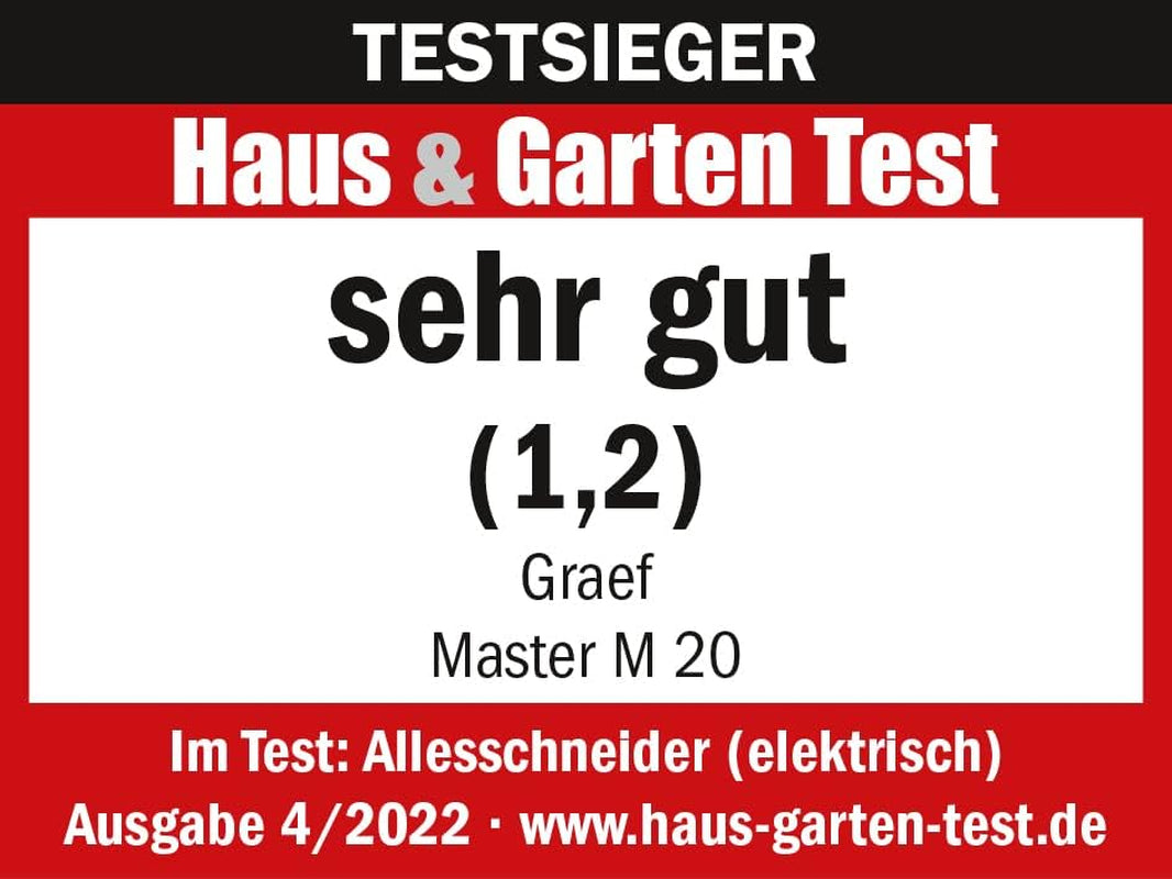 GRAEF Master M20EU Multischneider in Edelstahl, Silber Aktenvernichter und Schneidemaschinen Naty Shop
