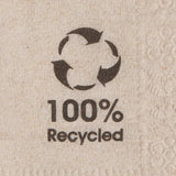 Umweltfreundliche Bio-Servietten aus Recyclingpapier, hochwertige Papierservietten, 10 x 10 cm, 100 Stück Cocktailservietten, ungebleicht, biologisch abbaubar, kompostierbar