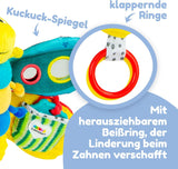 Lamaze Babyspielzeug „Freddie das Glühwürmchen“ Clip & Go, hochwertiges Spielzeug für Kleinkinder, Griffanhänger zur Stärkung der Eltern-Kind-Beziehung, ab 0 Monaten, mehrere Farben Bebe Toys Naty Shop