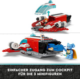 LEGO Star Wars: Die Abenteuer der jungen Jedi-Ritter Crimson Firehawk, Kinder-Starterset mit baubarem Raumschiff, Speeder-Bike und 3 Figuren, Geschenk für Jungen und Mädchen ab 4 Jahren 75384 Bausets Besuchen Sie den LEGO-Store