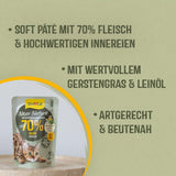 GimCat Near Nature Trial Mix 12er Pack – getreidefreies Nassfutter für Katzen ab 7 Monaten mit artgerechter und beutespezifischer Rezeptur – 12 Beutel (12 x 85 g)