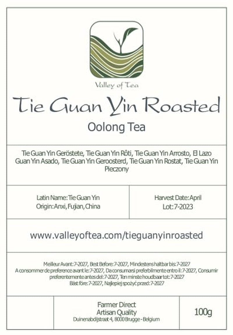 Tie Guan Yin Oolong Tee – gerösteter blauer Tee Ti Kuan Yin China – chinesischer Wu Long Tee Tieguanyin – blauer Tee Olongh Tee Olongo Tee