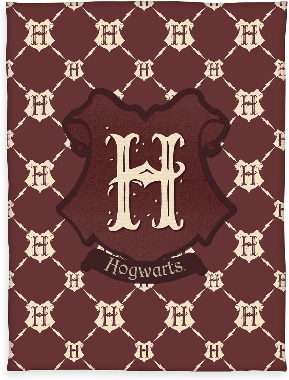 Harry Potter Fleecedecke, 130 x 170 cm, 100 % Polyester, Fleece, 7574413127523, braun/beige Betten und Decken Besuche den Herding-Store Standardtitel