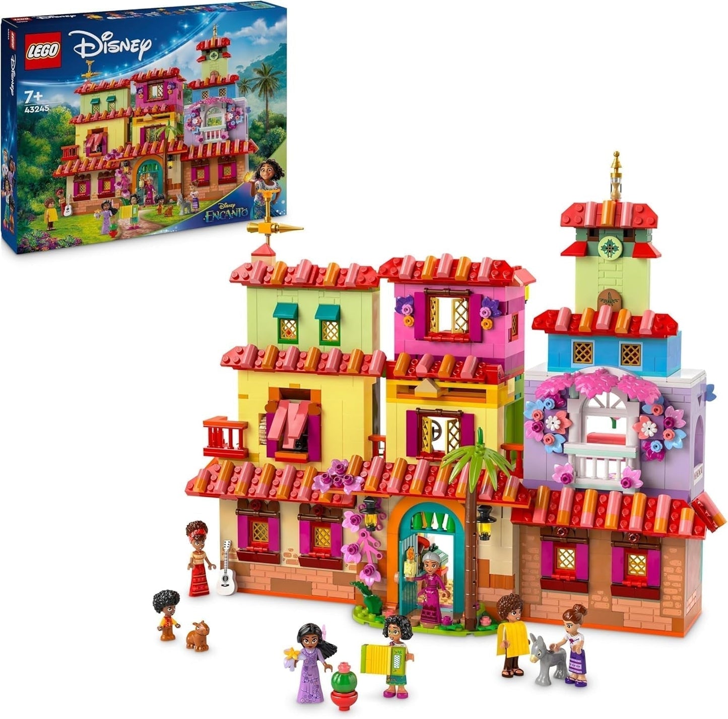 LEGO Ç€ Disney Encanto Magisches Haus der Madrigale Kinderpuppenhaus mit Mirabel Spielfigur Bauspielzeug für Mädchen und Jungen ab 7 Jahren 43245 Bausets Besuche den LEGO-Store Standardtitel