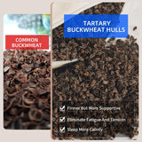 LOFE Bio-Buchweizen-Schlafkissen, 35,6 x 50,8 cm, verstellbar, atmungsaktiv, kühler Schlaf, Nackenstütze für Rücken- und Seitenschläfer (tartäre Buchweizenschalen), Naty Shop Standard-Kissen