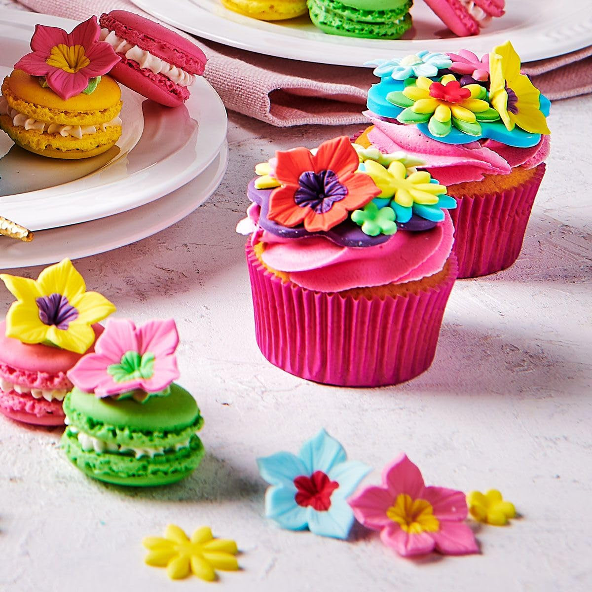 Lebensmittelfarbe Funcakes White Vanilla Gel: Hochkonzentrierte Lebensmittelfarbe für Teig, Creme, Fondant, Marzipan, Gebäck, leichte Dosierung, einzelne Tropfen für lebendige Farben, Halal, 30 g