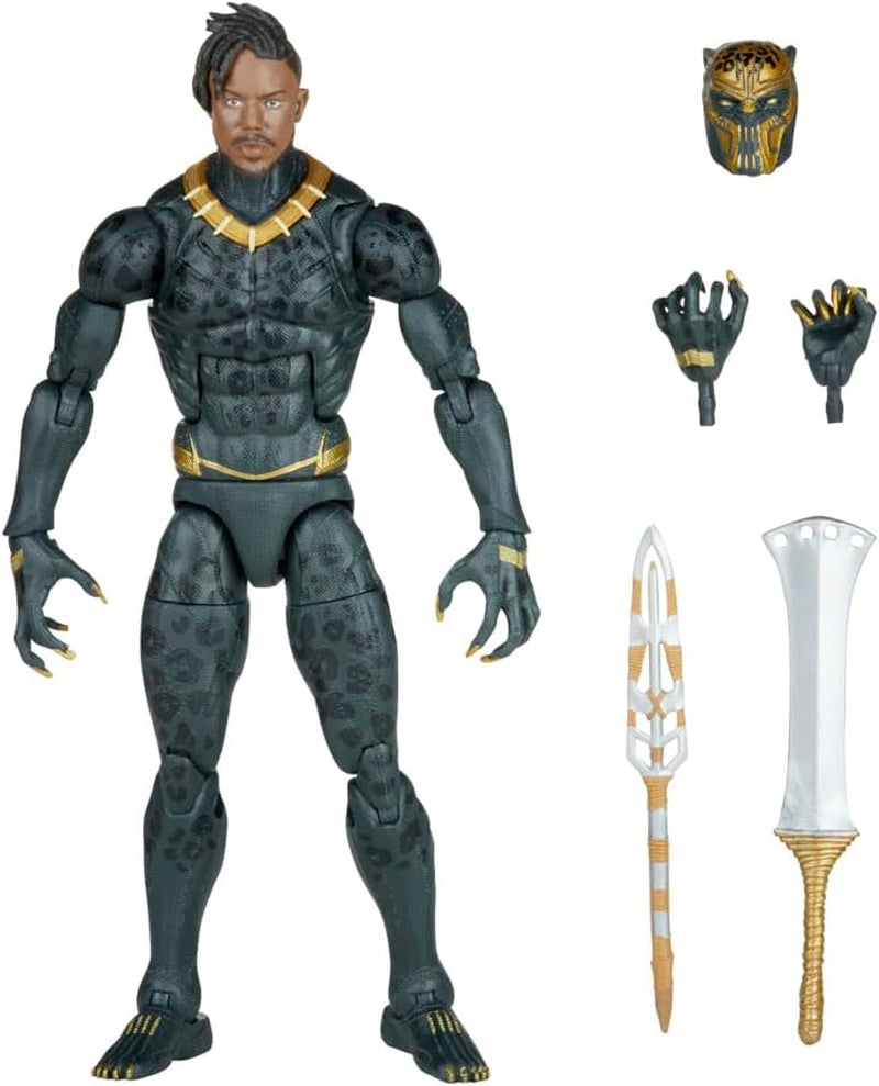 Hasbro Marvel Legends Series Black Panther Legacy Collection Killmonger 15 cm Sammelfigur mit 5 Zubehörteilen Actionfiguren Naty Shop