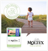 Pure & Nature Bio-Windeln, Größe 6 XL (17–28 kg), Monatsbox mit 84 Bio-Windeln