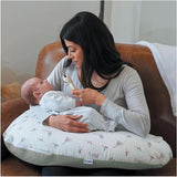 Schwangerschaftskissen - Stillkissen - 2 in 1 Multifunktionskissen - Abnehmbarer Bezug 78 x 44 cm Zubehör Essen und Stillen Bebe Naty Shop
