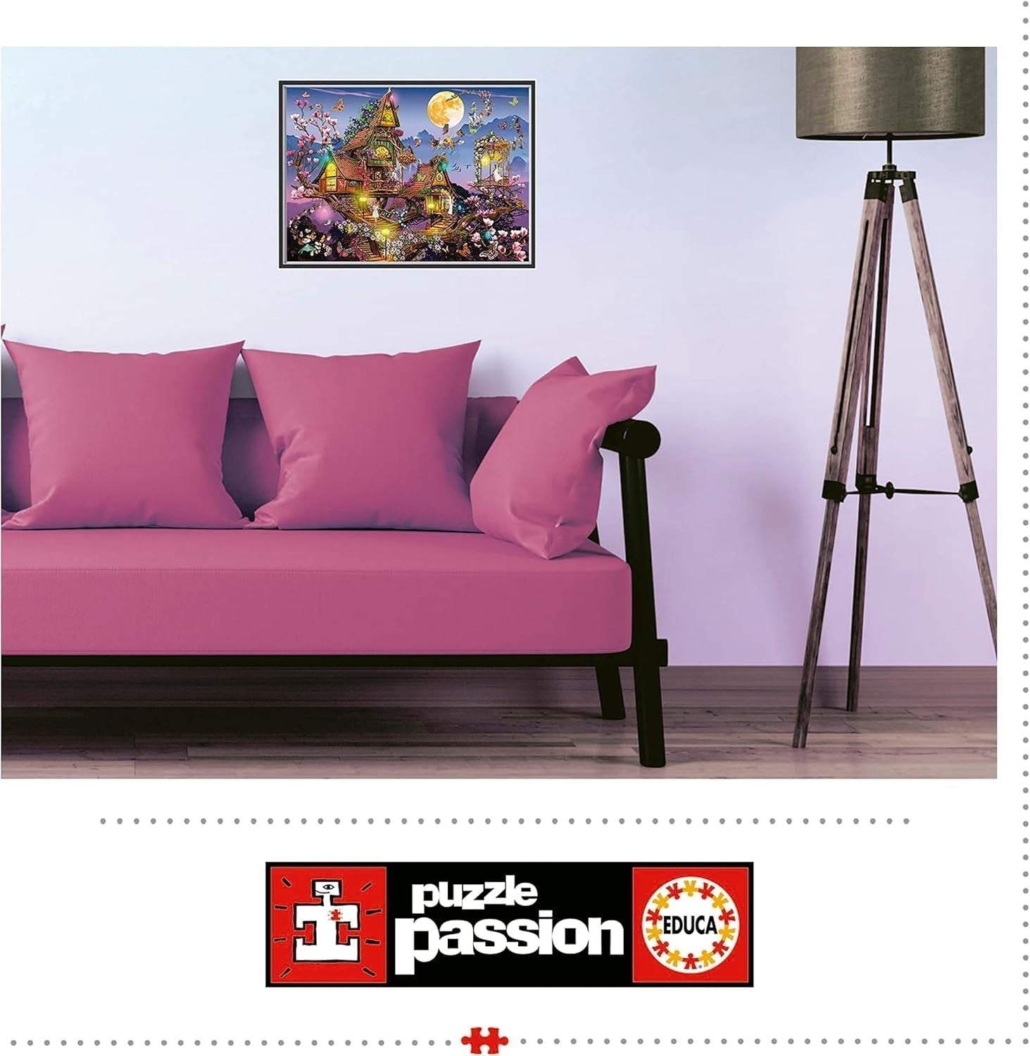 Educa - Puzzle 500 Teile für Erwachsene | Feenhaus, 500-teiliges Puzzle für Erwachsene und Kinder ab 11 Jahren, Fantasy, Märchen, Feen (19554) Puzzle Naty Shop
