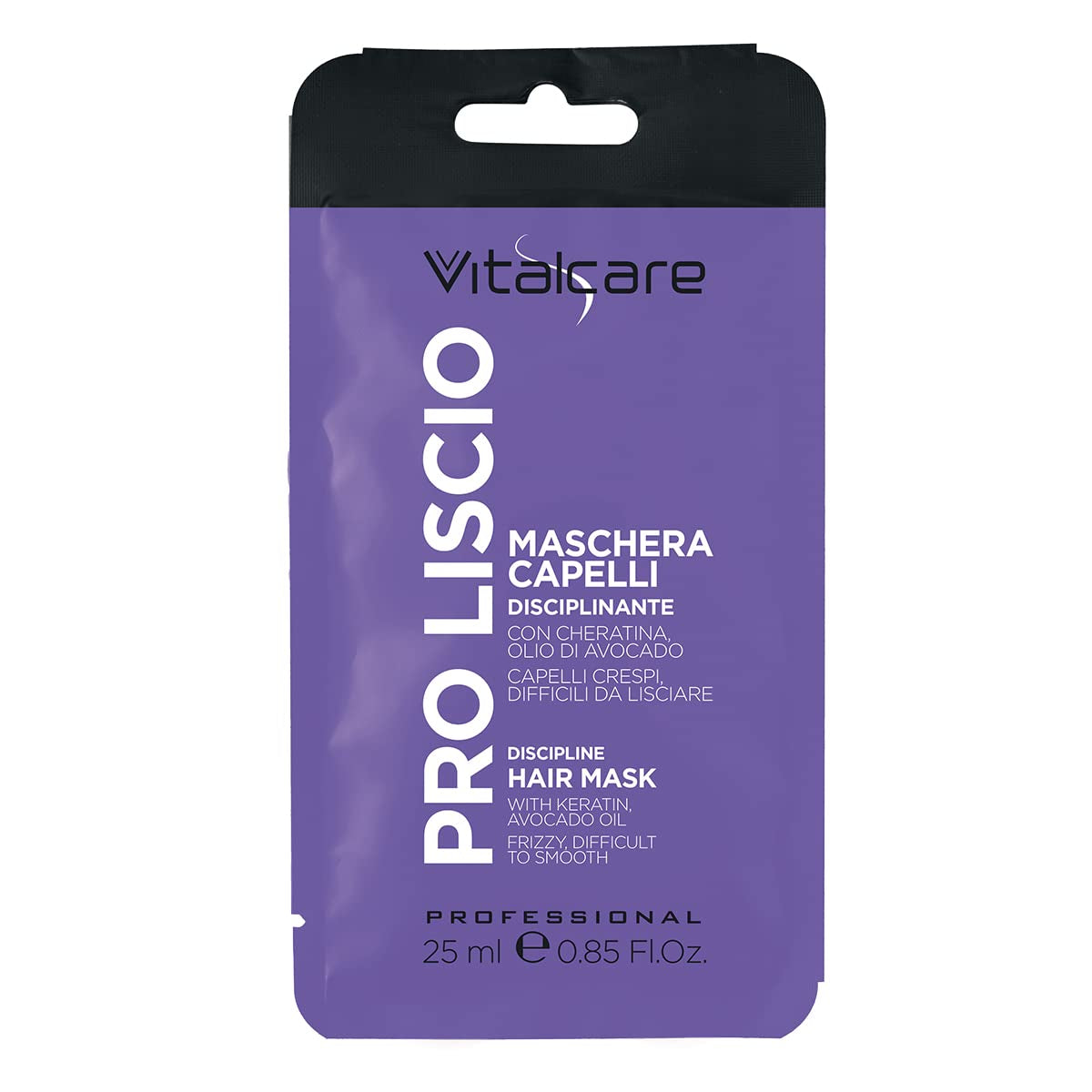 | PRO Smooth – Keratin- und Avocadoöl-Haarmaske für lockiges, widerspenstiges und schwieriges Haar 25 ml Naty Shop Haarmaske Standardtitel