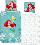Arielle Meerjungfrau Bettbezug 135X200 80X80 Baumwolle · Kinderbettwäsche Für Mädchen Disney Prinzessin Meerjungfrau · 2 Teilig Naty Shop Default Title
