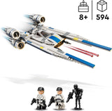 LEGO Star Wars 75399 Rebel U-Wing Starfighter – Spielzeug mit Schwingflügelfunktion und 3 Minifiguren, darunter Cassian Andor und K-2SO-Droidenfigur – Geschenk für Jungen ab 8 Jahren und Andor-Fans, Staffel 2. Bausets. Besuchen Sie den LEGO-Store