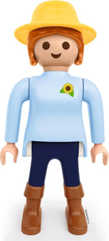 LECHUZA Gardener 2021 - Sonnenblume (62,5 cm), Grün/Hellblau