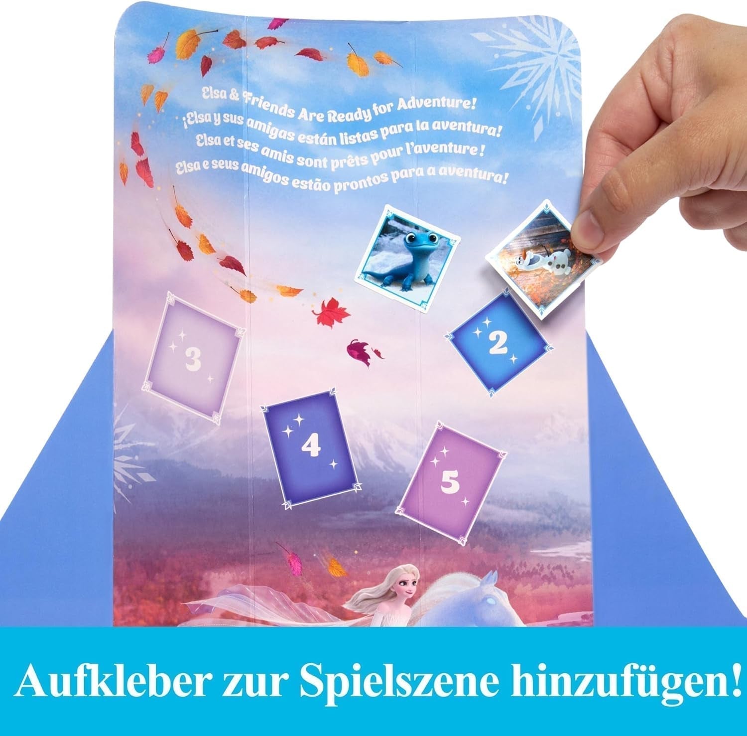 Mattel Disney Die Eiskönigin Elsa Modepuppen-Set, Spin & Reveal mit 11 Überraschungen, darunter 5 Zubehörteile, 5 Aufkleber und eine Spielszene, inspiriert vom Disney-Film, HTG25 Naty Shop Dolls