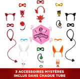 Bandai – Miraculous Ladybug – Puppe Marinette Farbwechsel-Überraschung – Miraculous-Gliederpuppe, 26 cm + 3 Überraschungen – zufälliges Modell – P50390 Puppen Naty Shop