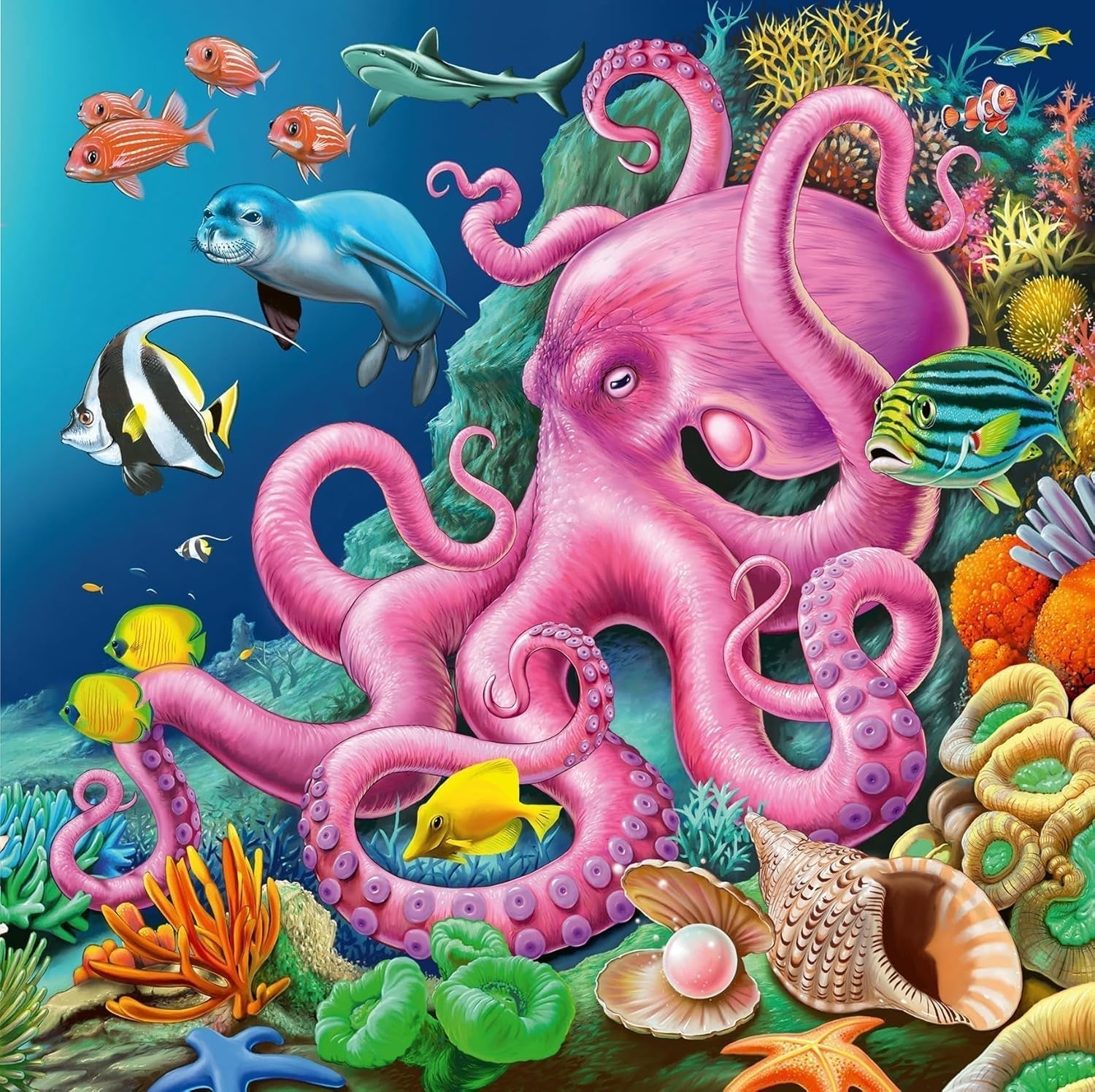 Ravensburger Puzzle für Kinder – 12000859 Zauberhafte Unterwasserwelt – 3X49 Puzzleteile für Kinder ab 5 Jahren Puzzle Naty Shop