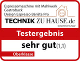 GASTROBACK Espressomaschine mit Mahlwerk inklusive Milchkännchen, Presser und Edelstahl-Siebträger – Barista-Espressomaschine mit Milchaufschäumer – Espressomaschine mit 30 Mahlgradeinstellungen