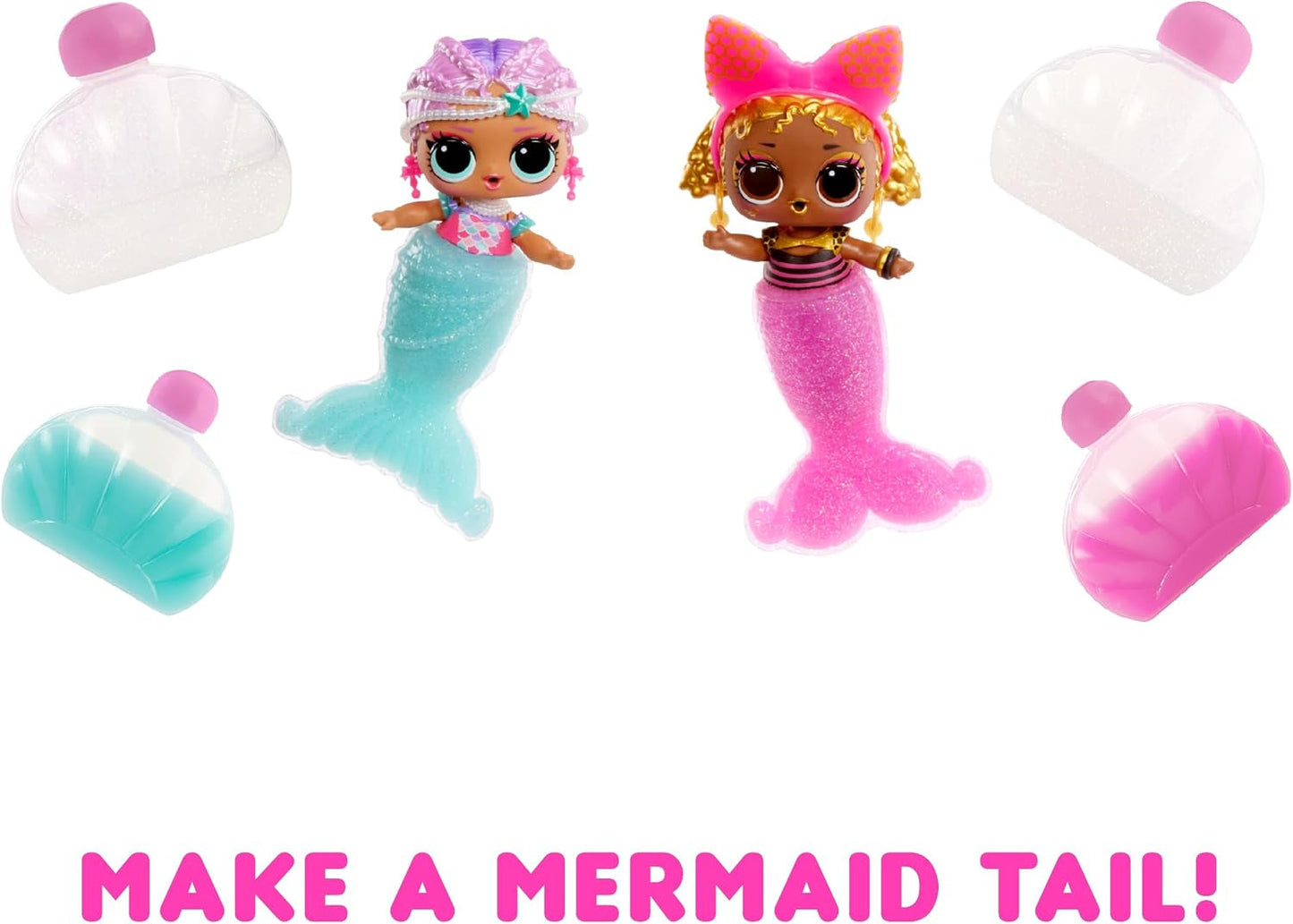 LOL Überraschung! Mermaids Tots – modische Mini-Puppen mit farbwechselnden Schwänzen – geeignet für Sammler, Mädchen und Jungen ab 4 Jahren