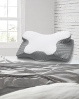 2-in-1-Nackenkissen, Memory-Schaum-Kissen, ergonomisches orthopädisches Kissen, 2 Schlafhöhen, Nackenstützkissen für Seiten-/Rücken-/Bauchunterstützung, zervikale orthopädische Kissen, Naty Shop