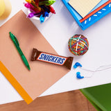 Snickers Schokoriegel Erdnuss-Karamell 5er-Packung | Snack-Fußball | (1 x 5 x 50g)