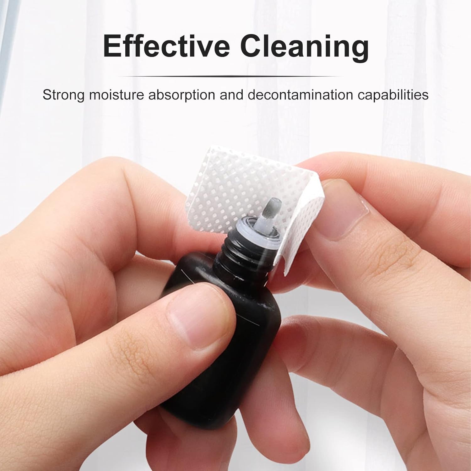 Qufiiry 300 Stück Fusselfreie Nageltücher, Lint Free Nail Wipes, Fusselfreie Nagel Wattepads, Nagel Wischtücher Für Cleaner Gelnägel Nagellackentferner Wattepads Nail Wipes Pads