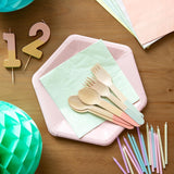 Talking Tables Niedliche Pastellservietten | Hochwertige, recycelbare weiche Einwegservietten für Kindergeburtstagsfeier, Babyparty, Junggesellenabschied, Picknick, Decoupage-Geschirr