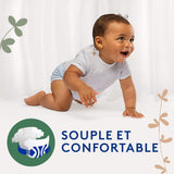 Douceur Naturelle – Windeln der Größe 3 (5–9 kg), 1-Monatspackung – 172 Windeln