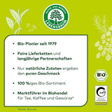 Lebensbaum Earl Grey Classic Schwarztee mit natürlichem Bergamotten- und Zitronenöl, harmonisch, aromatisch, 100 % biologisch, lose, 100 g