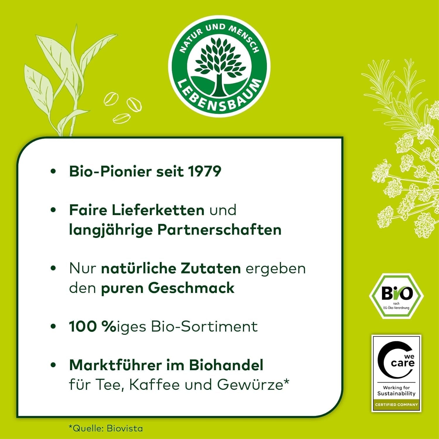 Lebensbaum Oregano, Bio-Gewürz für italienische Gerichte, würzig-herber Gesmack, gerebelt und getrettet, 15 g