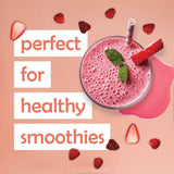 Seba Garden Premium, köstliche getrocknete mediterrane Erdbeeren, gentechnikfrei und vegan. Trockenprodukte Naty Shop