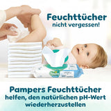Pampers Harmony Windeln Größe 1, 180 Windeln, 2kg-5kg, sanfter Hautschutz mit 100% Pampers-Schutz