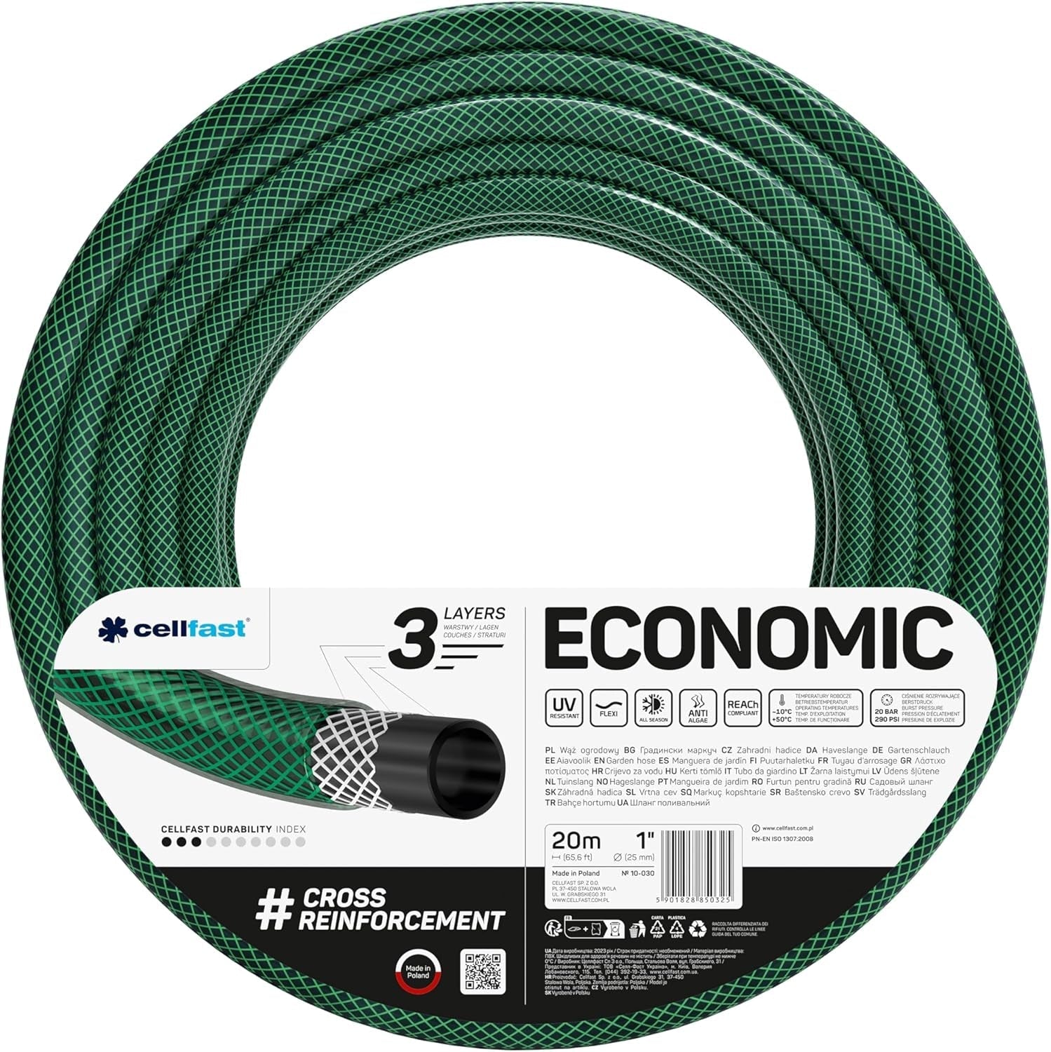 Gartenschlauch Cellfast ECONOMIC 20m, 5/8", 10-010