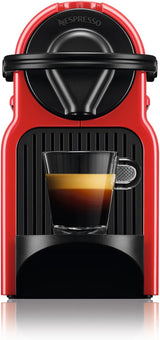 Krups Nespresso Inissia Espressomaschine – kompakte Espressomaschine für Kaffeekapseln, 19 bar Druck, schnelles Aufheizen in 25 Sekunden, Energiesparfunktion, 0,7 l Wassertank, rot, Modell YY5506FD