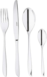 Sambonet 52163-81 Leaf – Monoblock-Besteckset aus 18/10 Edelstahl Naty Shop-Set für 6 Personen – 24-teilig