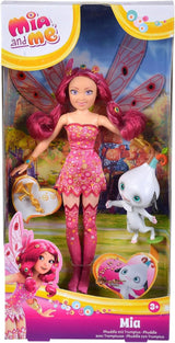 Simba 109483042 Mia and Me Ankleidepuppe, Phuddle mit Trumptus, Elfe mit Flügeln und beweglichen Beinen, 6X Haarspangen, 2X Armband, ab 3 Jahren, mehrfarbig, 23 cm Naty Shop Dolls