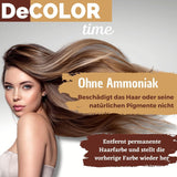 DeColor Time Haarfärbesystem | Haarfärbeentfernung | Bringen Sie Ihre natürliche Haarfarbe zurück | Entfernung von Lackfarbe | 330 ml Naty Shop Haarfärbemittel