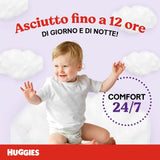 Huggies Ultra Comfort Windeln, Größe 4 (9–14 kg), Packung mit 72 Windeln