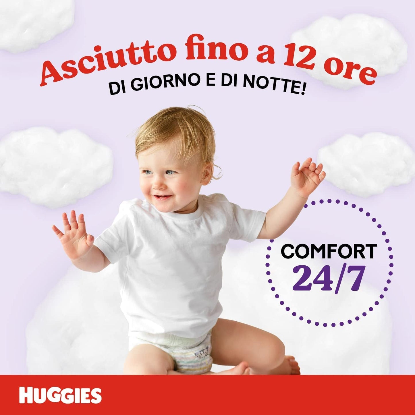 Huggies Ultra Comfort Windeln, Größe 5 (12–17 kg), 56er-Pack