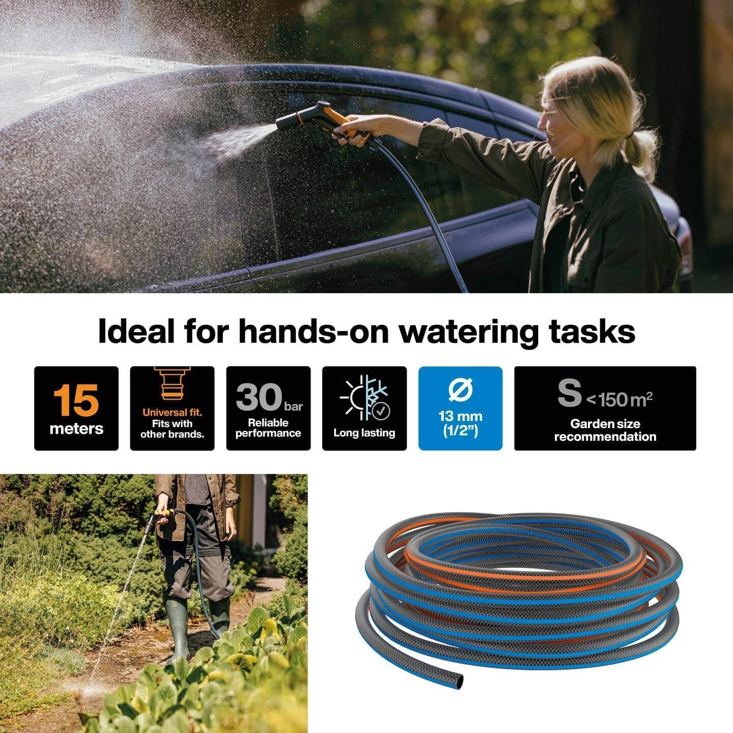 Fiskars S Gartenschlauch, Serie