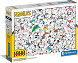 Clementoni – 39804 – Impossible Puzzle Peanuts – 1000-teiliges Puzzle für Erwachsene und 14-Jährige, Geschicklichkeitsspiel für die ganze Familie. Puzzle Naty Shop Standardtitel