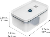 Zwilling Fresh & Save Vakuum-Lunchbox-Set / Kühlschrankaufbewahrung, 3-tlg., Kunststoff, halbtransparent, La Mer Lebensmittel-Aufbewahrungsboxen Naty Shop