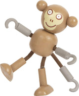 Small Foot Flexible Piratenpuppen aus Holz, 5 Piraten und 1 Affe, detailliert und flexibel, ab 3 Jahren, 12412