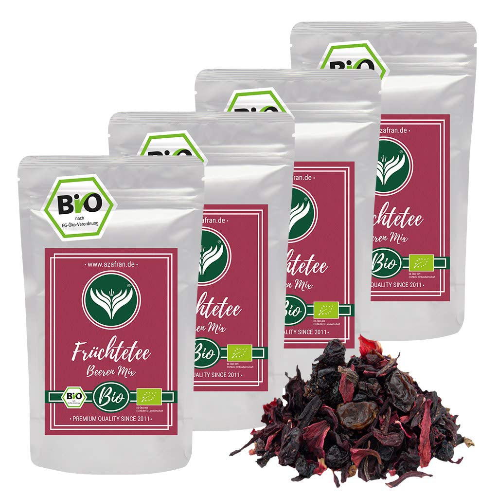 Azafran BIO Früchtetee Mischung aus roten Früchten 250 g