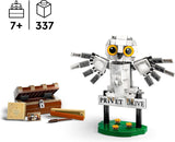 LEGO Harry Potter Hedwig im Ligusterweg 4 Kinderspielzeug-Eulen-Set, baubare Tierfigur mit Hogwarts-Koffer, kleines Geschenk für Jungen, Mädchen und alle Fans ab 7 Jahren 76425 Bausets Besuchen Sie den LEGO-Store