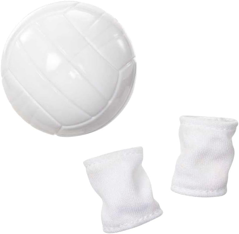 Barbie Made to Move – Volleyball-Spielerpuppe mit T-Shirt und Ball – 22 Gelenke für realistisches Spielen, inklusive Volleyball- und Sportausrüstung, HKT72