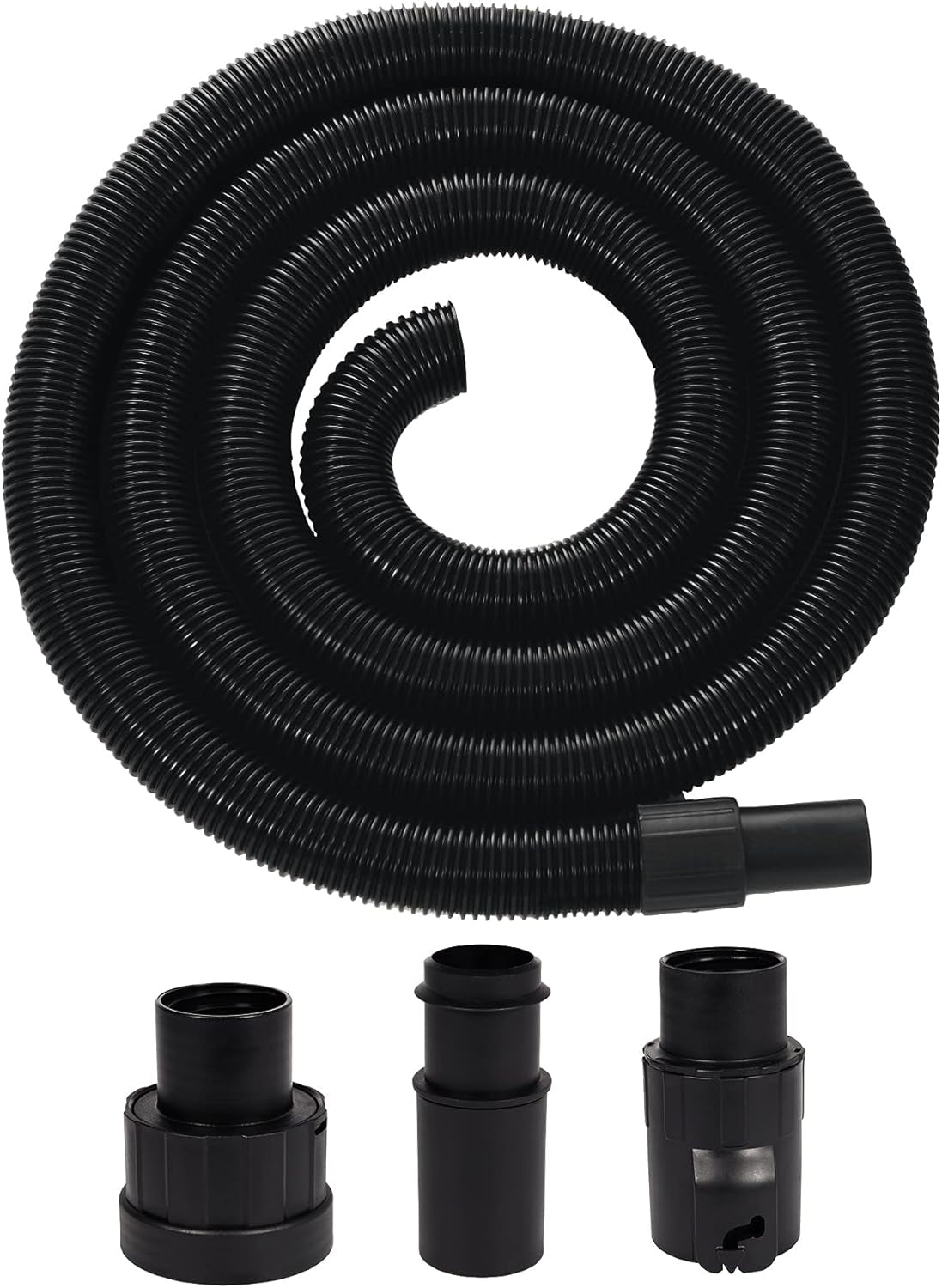 Original Einhell Saugschlauch für Nass-/Trockensauger (Länge 3 m, inkl. Anschlussadapter für alle Einhell Nass-/Trockensauger, aus Hartplastik)