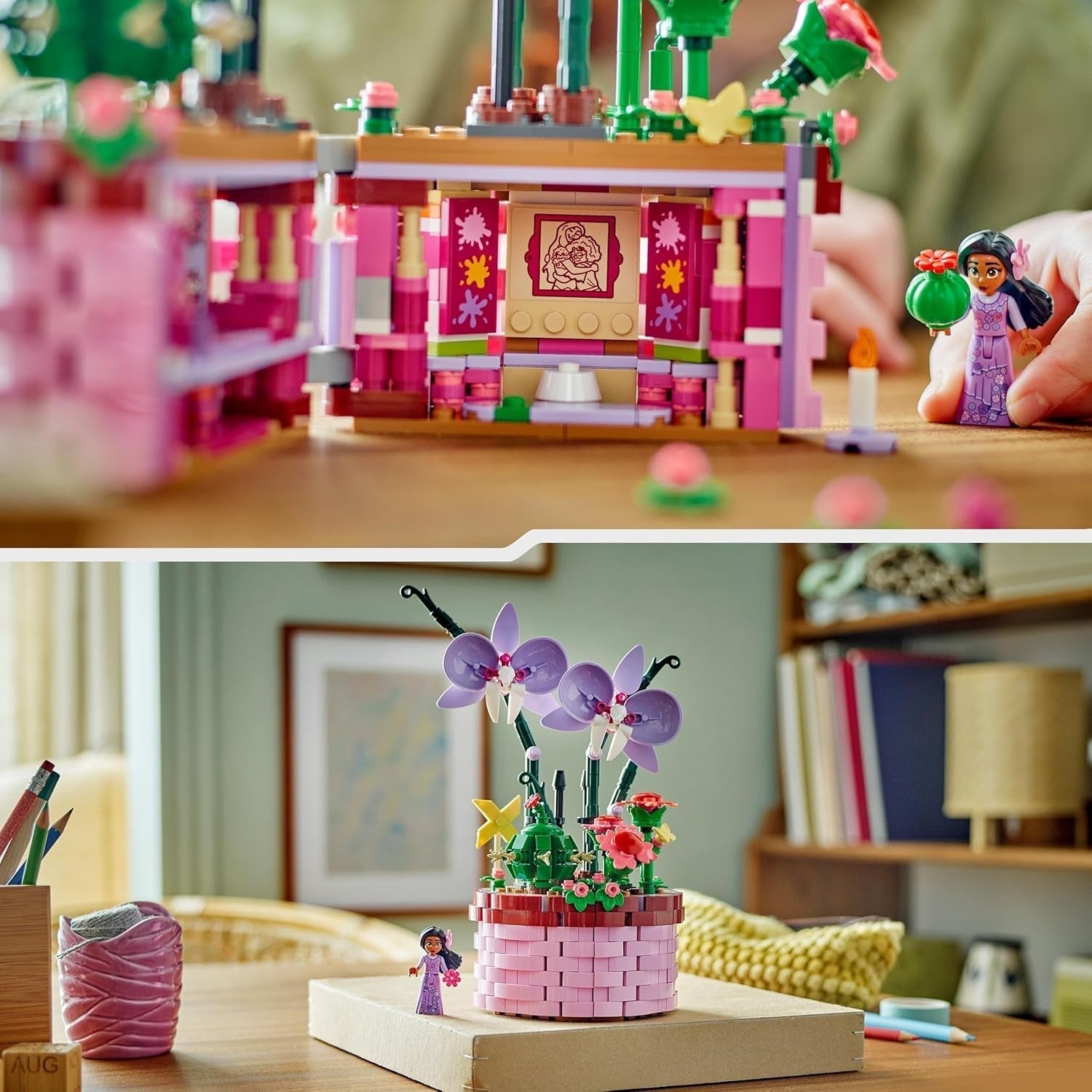 LEGO® Disney Encanto Isabellas Blumentopf, Kinder-Bauspielzeug Orchideen-Set, dekoratives Bauset mit Filmfigur-Minipuppe, Geschenkidee für Mädchen und Jungen ab 9 Jahren 43237 Bausets Beuche den LEGO-Store